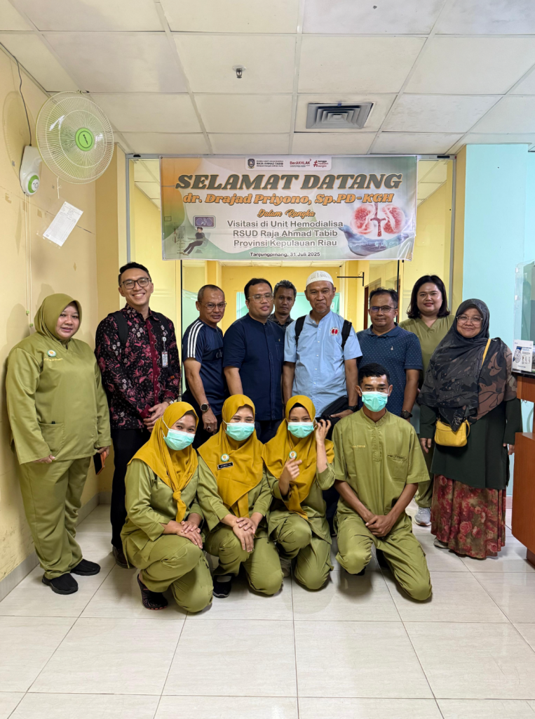 RSUD Raja Ahmad Tabib Terima Kunjungan PERNEFRI untuk Monitoring Layanan Hemodialisa
