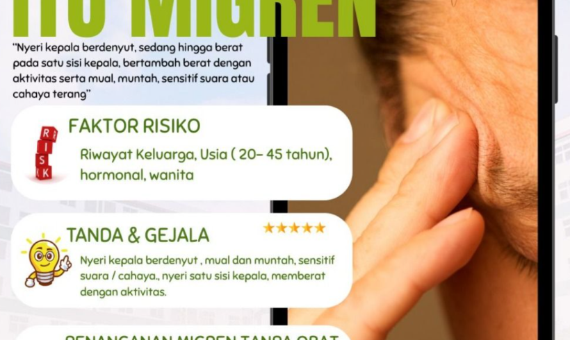 Kenali Migrain: Sakit Kepala Sebelah yang Perlu Diwaspadai