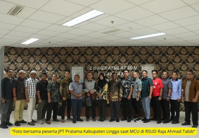 17 Pegawai Kabupaten Lingga Jalani Medical Check Up di RSUD Raja Ahmad Tabib 17 Pegawai Kabupaten Lingga Jalani Medical Check Up di RSUD Raja Ahmad Tabib