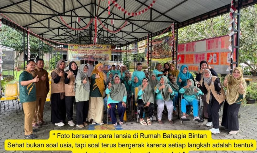 RSUD RAJA AHMAD TABIB GELAR KEGIATAN PENGABDIAN MASYARAKAT BERSAMA LANSIA DI RUMAH BAHAGIA BINTAN