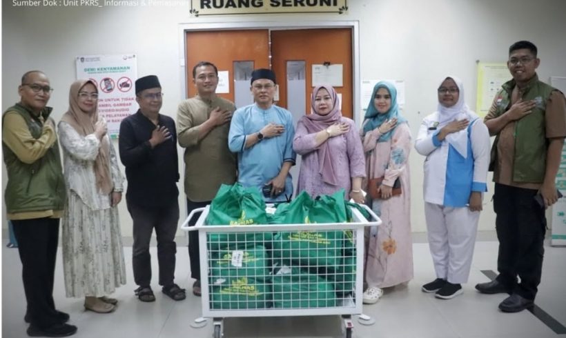 BAZNAS Kepri Salurkan Sembako untuk Keluarga Pasien di RSUD Raja Ahmad Tabib